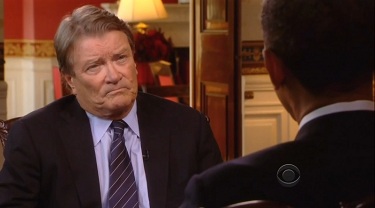 Steve Kroft, CBS News Correspondent; & President Barack Obama; Screen Cap From 12 September 2012 Interview For 60 Minutes | NewsBusters.org